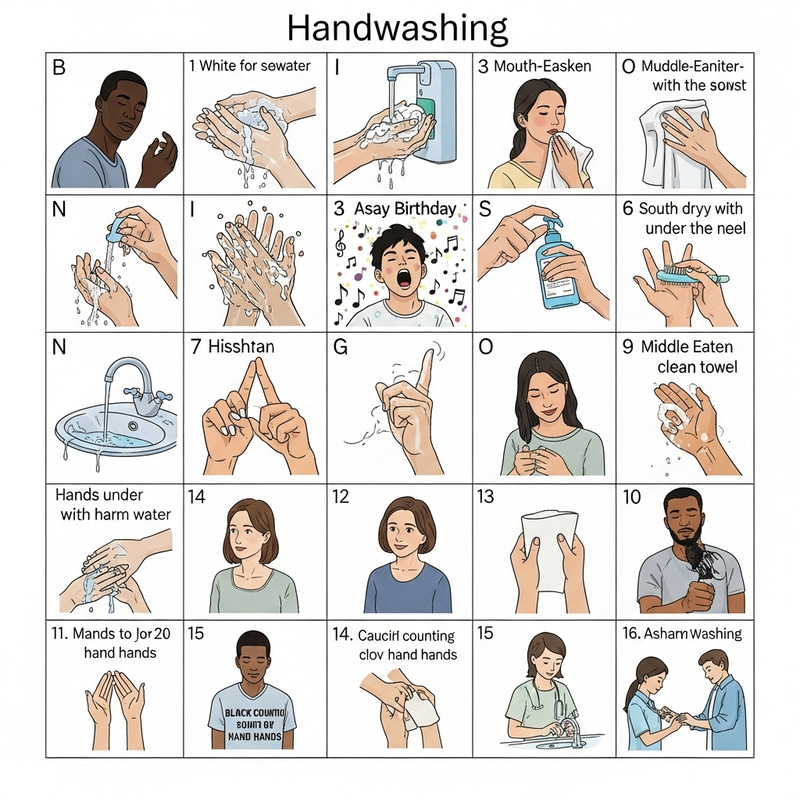 Engaging Handwashing Bingo: 12 Educational Hand Hygiene Activities Engaging Handwashing Bingo: 12 Educational Hand Hygiene Activities