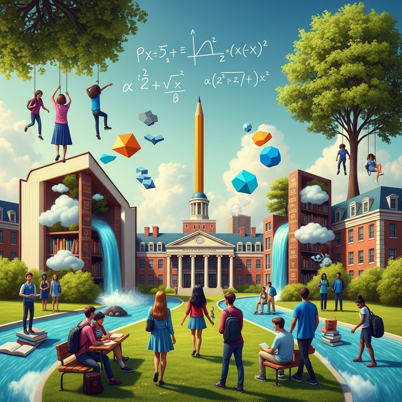 Surreal Campus Life Interpretation Surreal Campus Life Interpretation