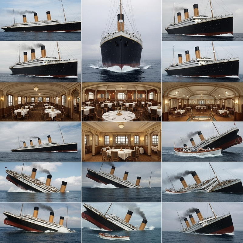 Authentic Titanic Pictures: Exterior, Interior, and Sinking