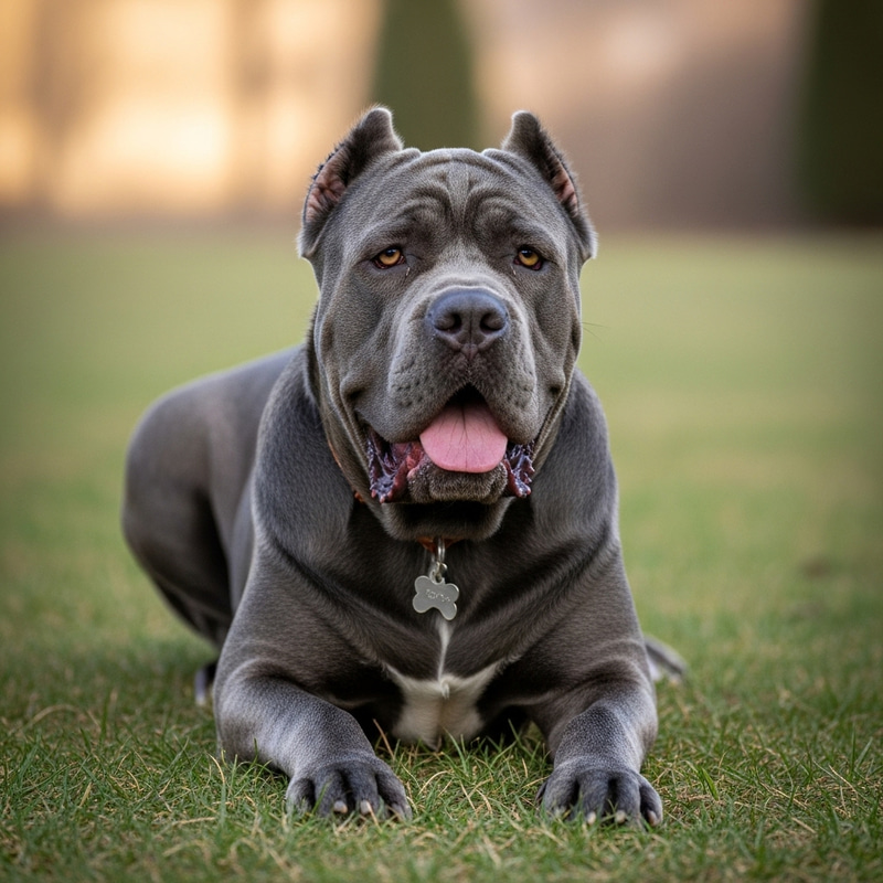 Grey Neapolitan Mastiff - The Epitome of Elegance