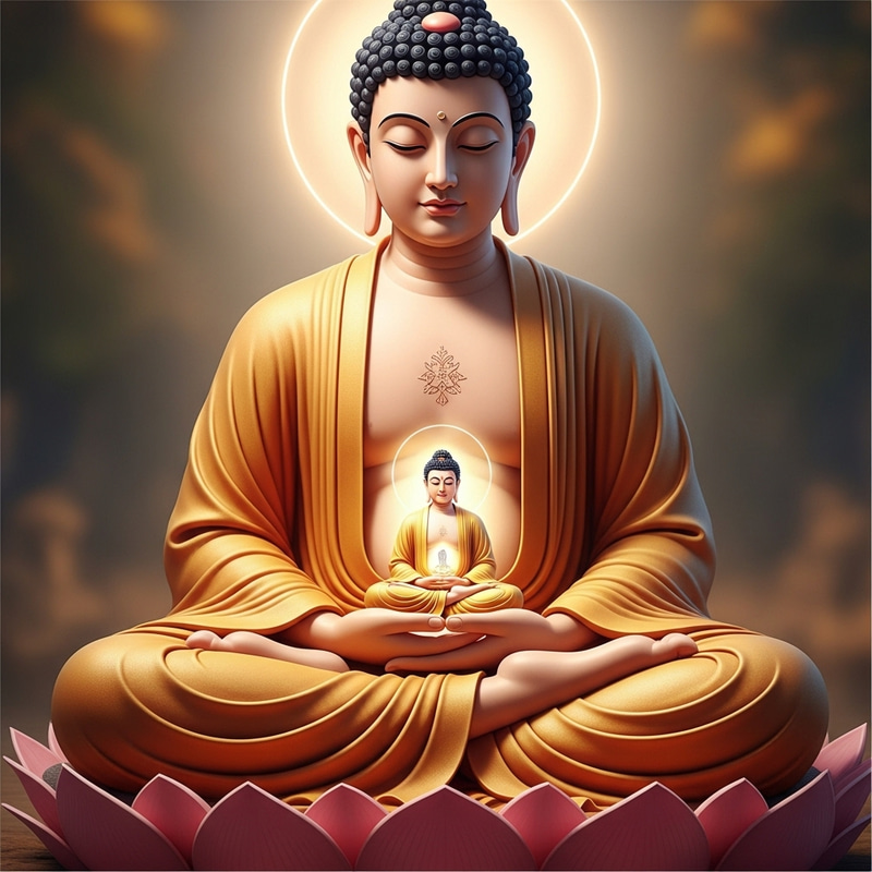 Buddha in Navel of Buddha: A Meditative Journey Buddha in Navel of Buddha: A Meditative Journey