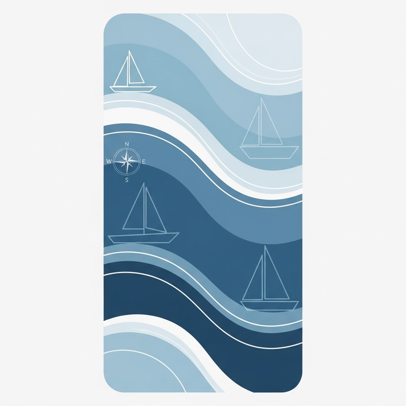 Nautical Inspired Water Sports Club Management | Blue & White Gradient Background Nautical Inspired Water Sports Club Management | Blue & White Gradient Background