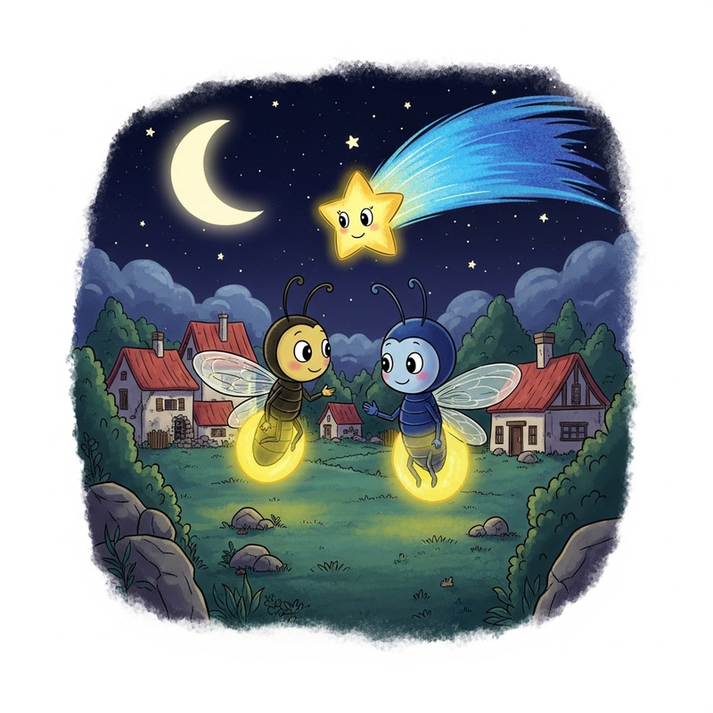 Curious Firefly Luna and Dreaming Shooting Star Estrella Explore New Worlds Curious Firefly Luna and Dreaming Shooting Star Estrella Explore New Worlds