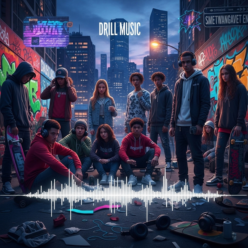 Fierce Urban Youth: Drill Music's Pulse & Graffiti Art Fierce Urban Youth: Drill Music's Pulse & Graffiti Art