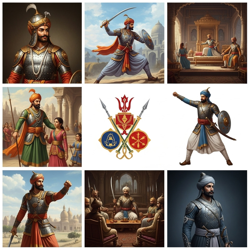 Rajput Warrior: Regal Portraits, Battle Scenes & Cultural Traditions Rajput Warrior: Regal Portraits, Battle Scenes & Cultural Traditions
