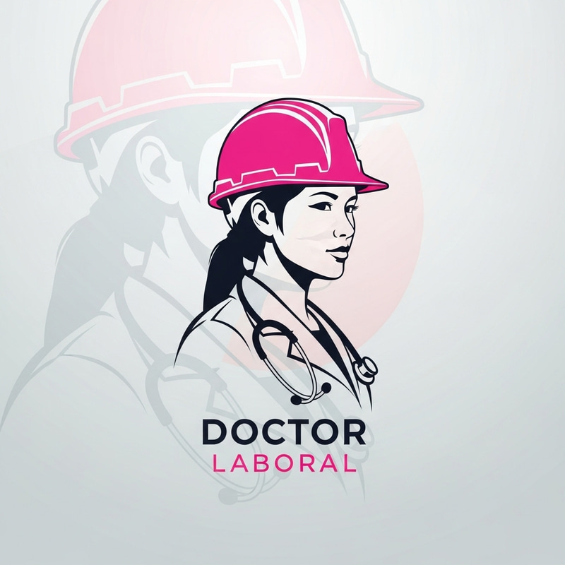 Asian Female Doctor in Pink Construction Helmet | Doctor Laboral