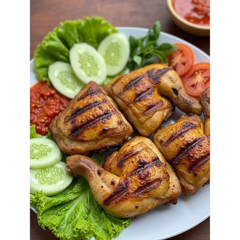 Delightful Ayam Gepuk Family Set | Flavorful Chicken Platter Delightful Ayam Gepuk Family Set | Flavorful Chicken Platter