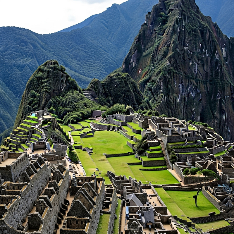 Inca Soccer Stadium at Machu Picchu