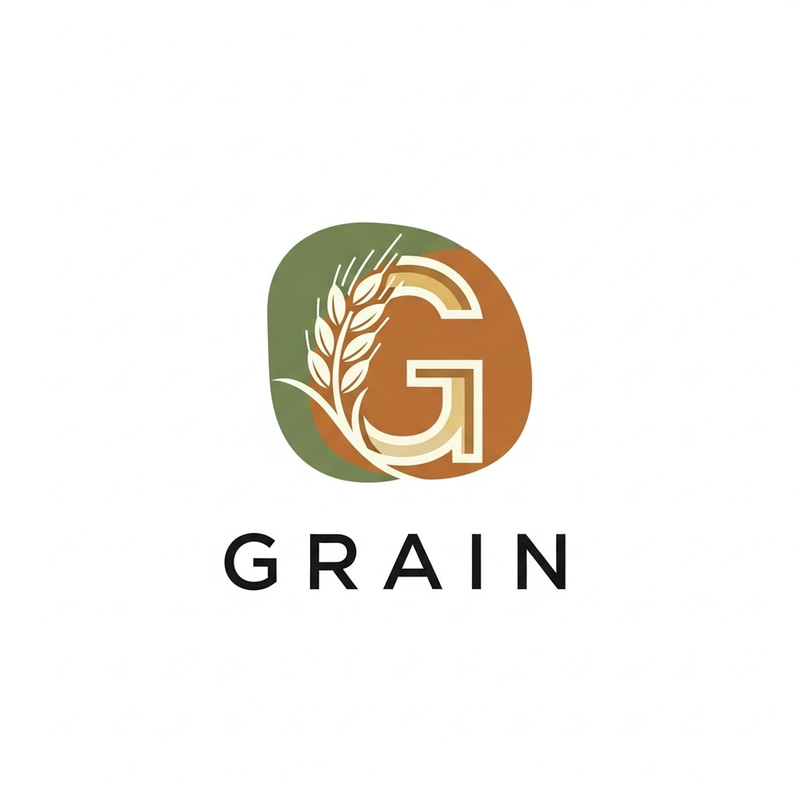 Grain Logo Design | Agriculture & Sustainability Theme Grain Logo Design | Agriculture & Sustainability Theme
