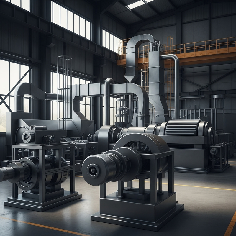 Minimalistic Industrial Machinery: Functionality Redefined