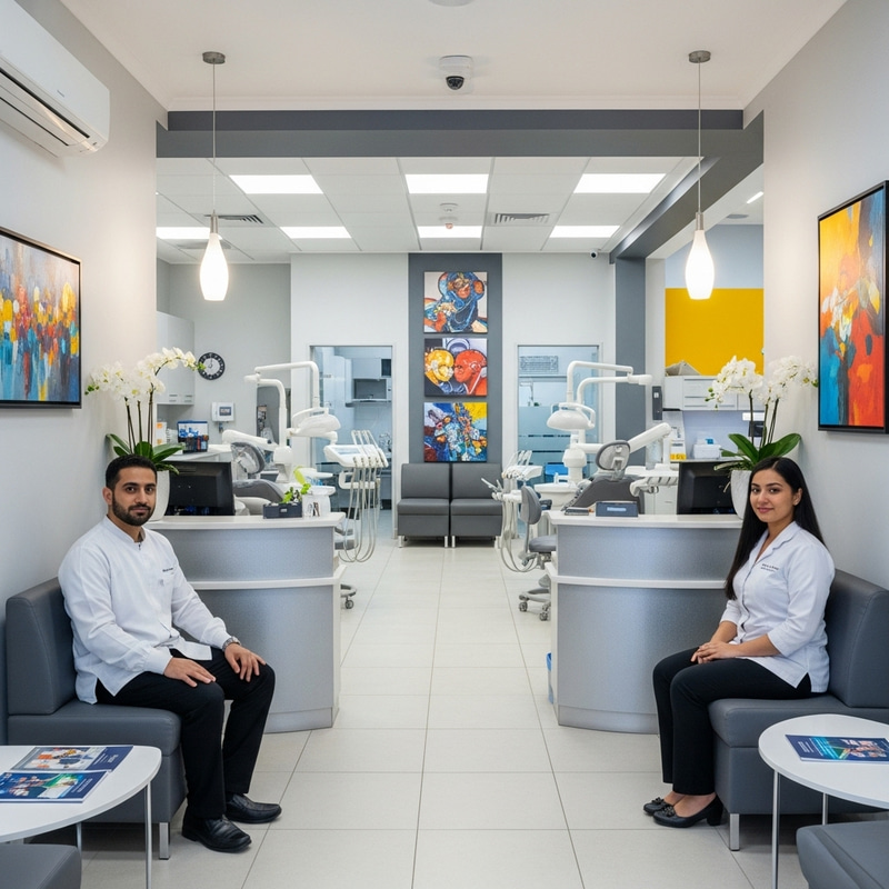 Sleek & Vibrant Dental Clinic Design Sleek & Vibrant Dental Clinic Design