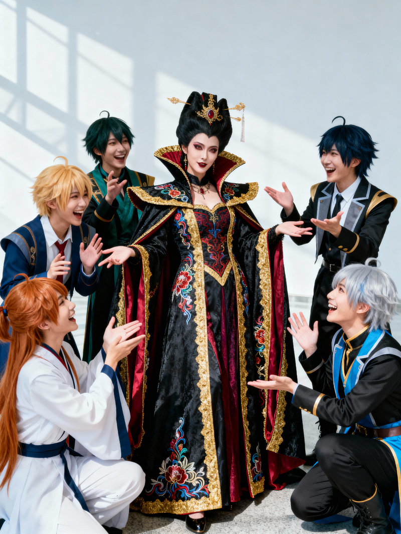 Villainous Empress Cosplay Group Photo