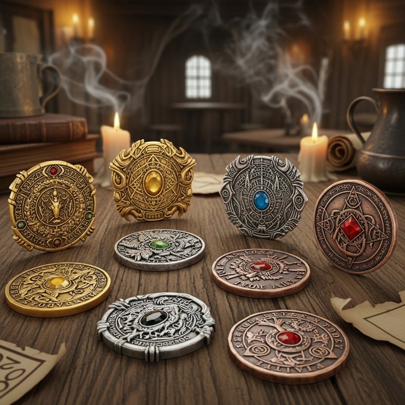 Fantasy Coin Currency: Intricate Designs & Precious Metals