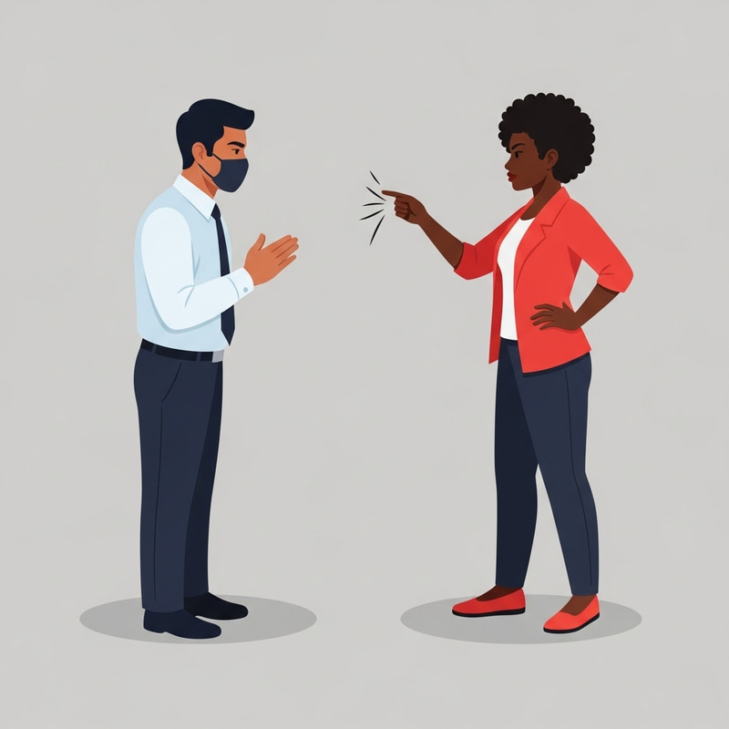 Contrasting Behaviors: Personal Space Respect vs. Invasion