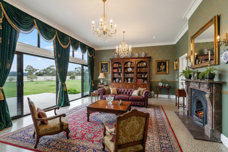 Victorian Style Living Room Transformation Victorian Style Living Room Transformation