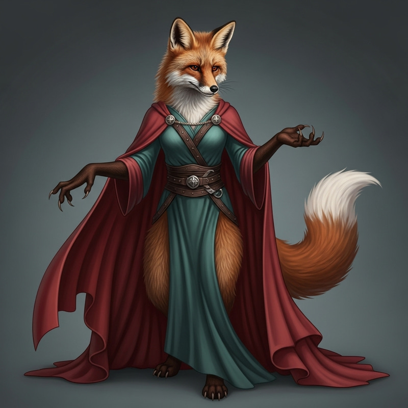 Mythical Man-Fox: A Blend of Human and Nature Mythical Man-Fox: A Blend of Human and Nature