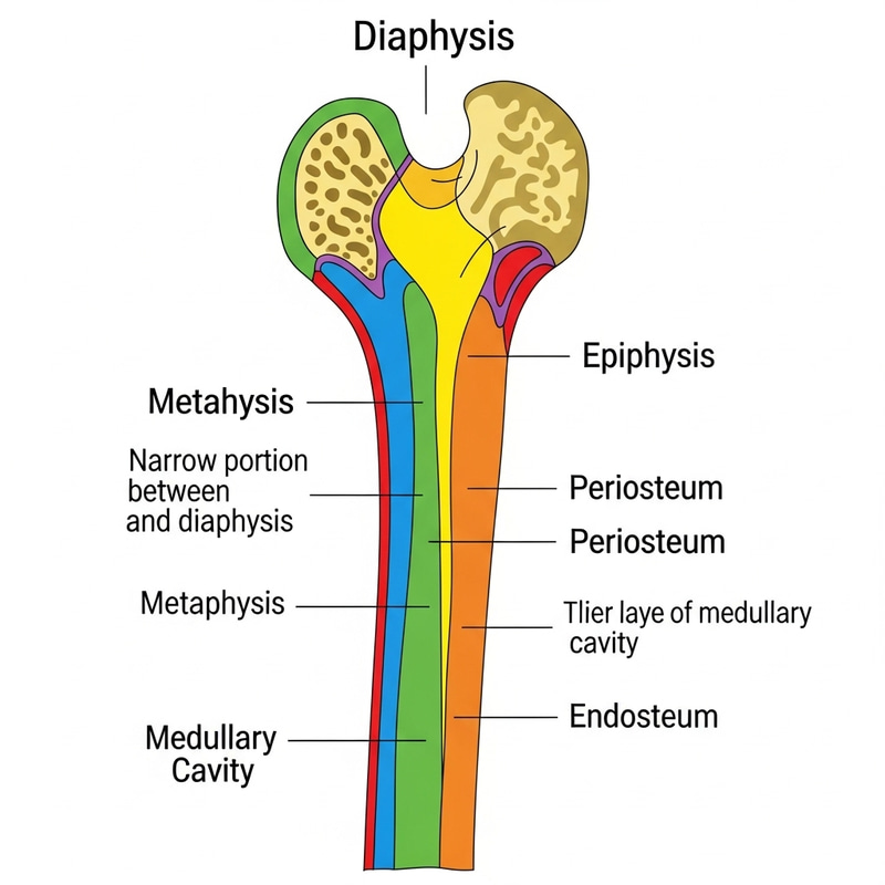 Long Bone Diagram: Parts and Structure Explained Long Bone Diagram: Parts and Structure Explained