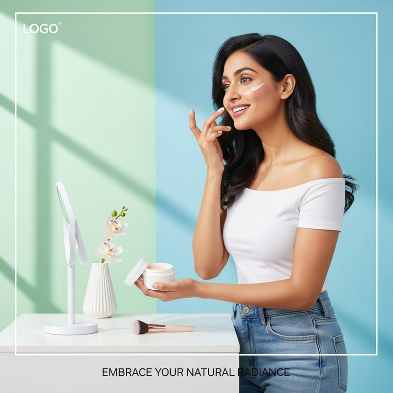 Fresh & Clean Asian Beauty Products | Beauty Poster Fresh & Clean Asian Beauty Products | Beauty Poster