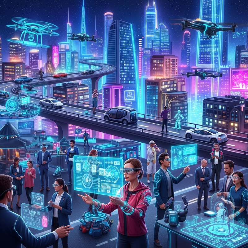 Tech Lovers' Futuristic Urban Vision Tech Lovers' Futuristic Urban Vision