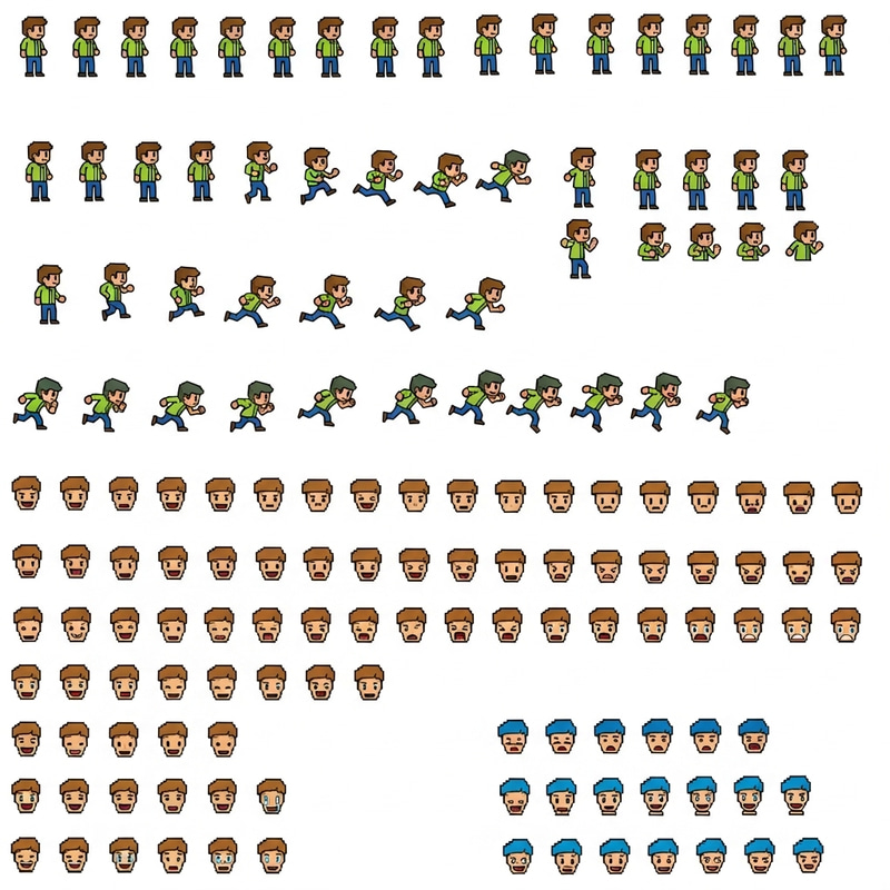 Pixel Art Base Model Animation Pixel Art Base Model Animation