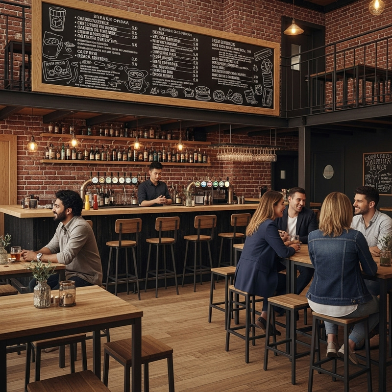 Laid-back Beer Gastropub with Urban Vibes Laid-back Beer Gastropub with Urban Vibes