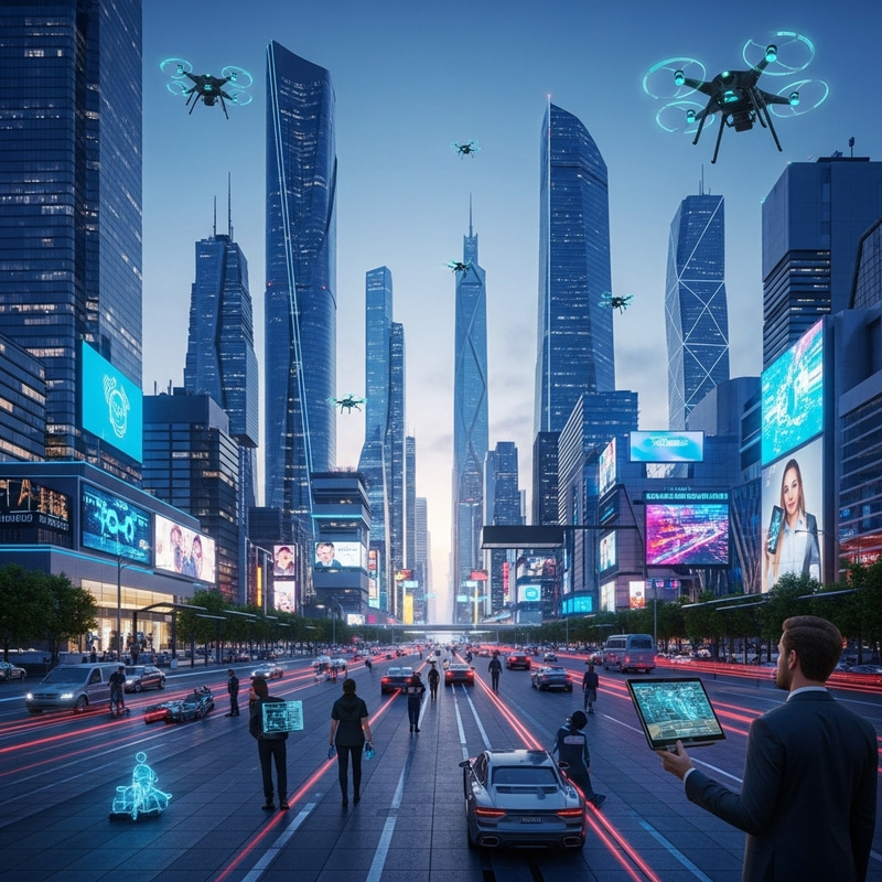 Futuristic Cityscape: Latest Technological Innovations