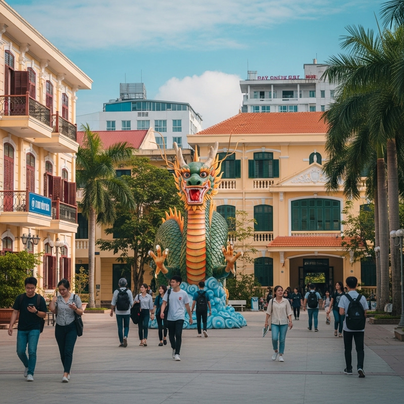 Creating a Dragon at Saigon Community College Creating a Dragon at Saigon Community College