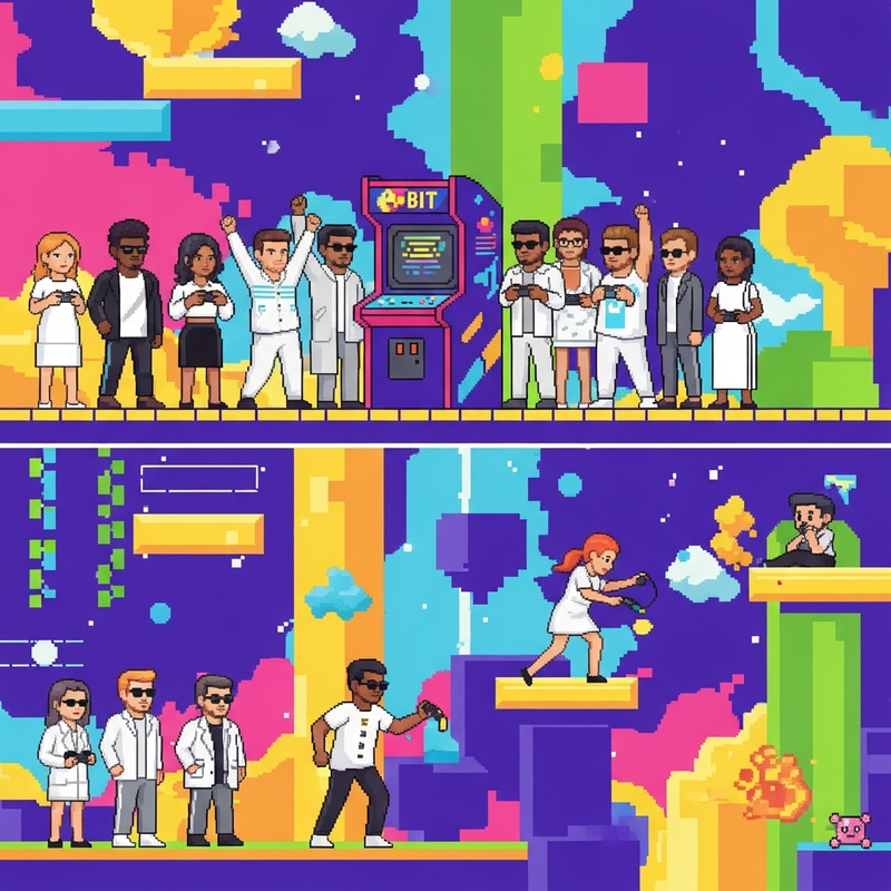 Retro Games Meet Minimalist Fashion: 8-Bit Fun Retro Games Meet Minimalist Fashion: 8-Bit Fun