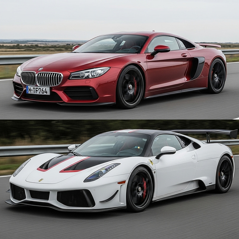 BMW M8 and Lamborghini Combined Supercar | Masterful Fusion BMW M8 and Lamborghini Combined Supercar | Masterful Fusion