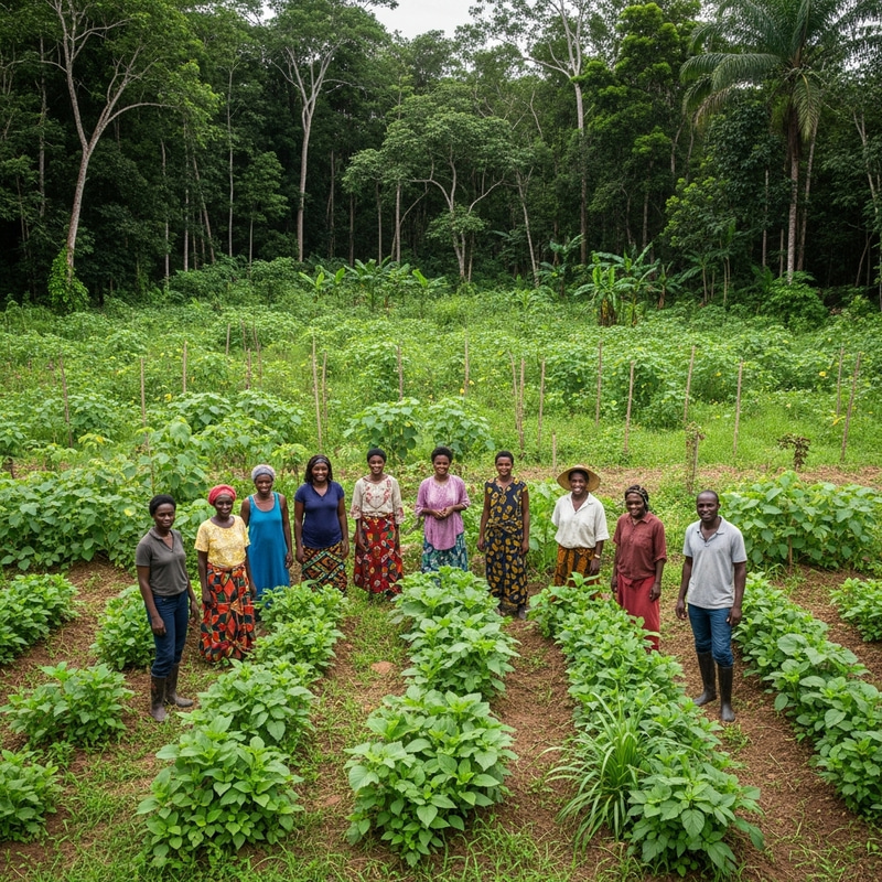 Unity in Agriculture: African Community in Rainforest Unity in Agriculture: African Community in Rainforest