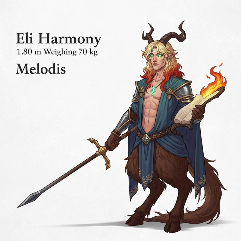 Eli Harmony: D&D Melodis Profile Eli Harmony: D&D Melodis Profile