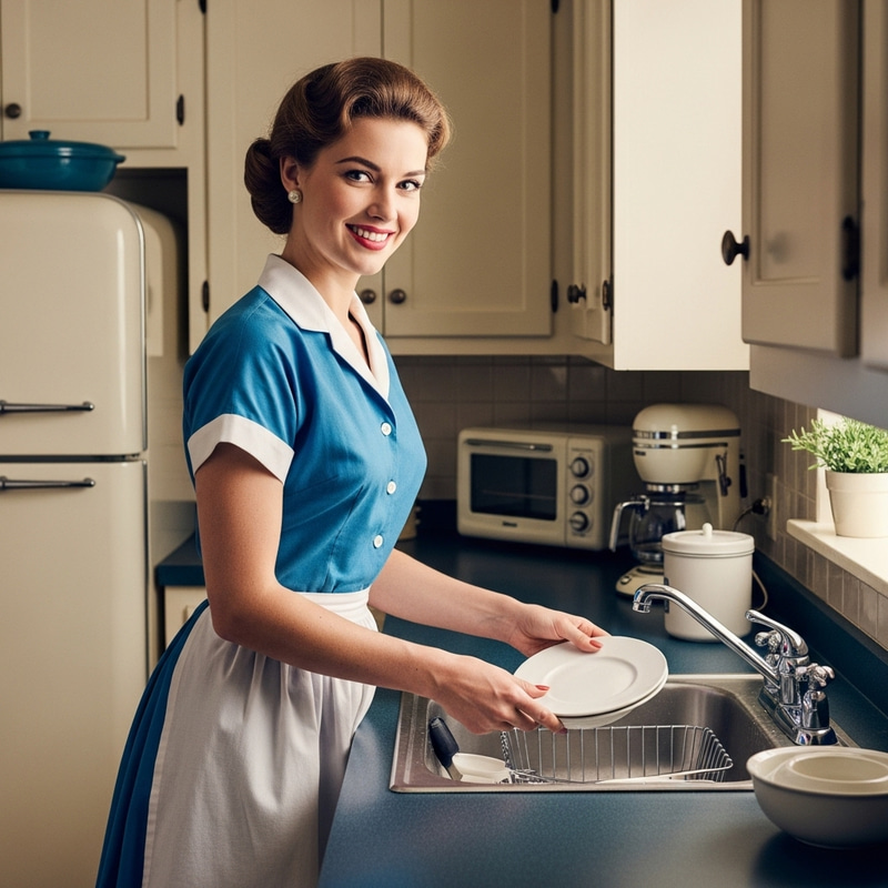 Charming 1950s Housewife: A Timeless Icon