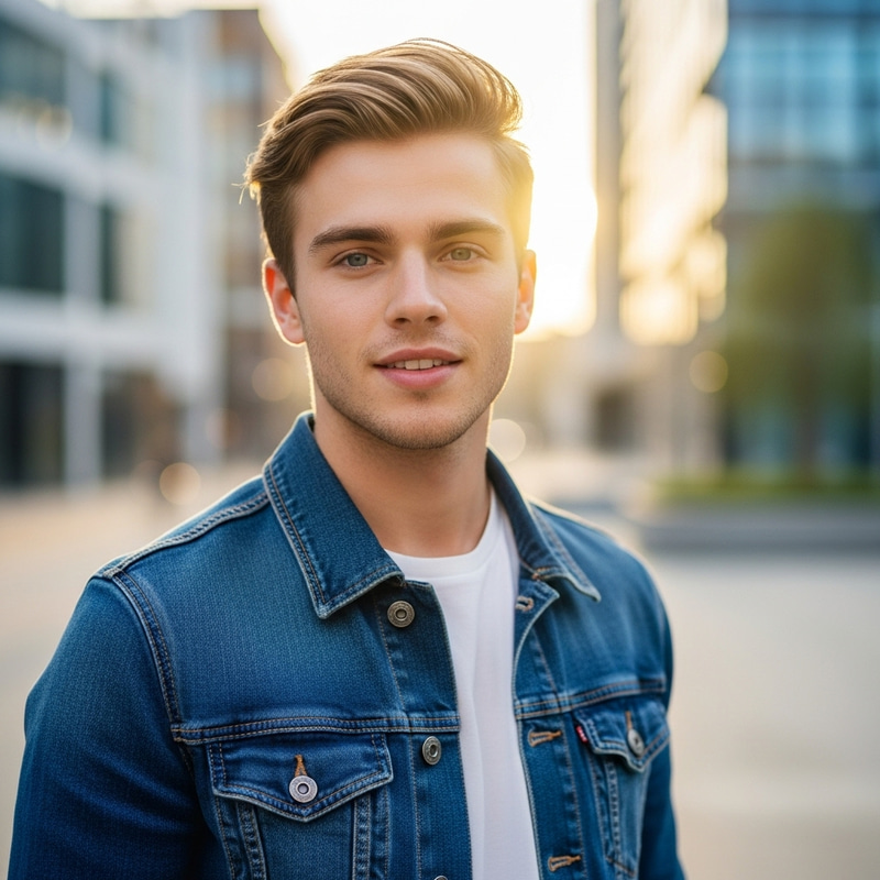 Handsome Blonde Boy Image