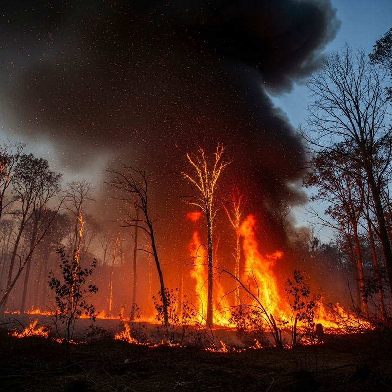 Fiery Chaos: A Captivating Image of Free Fire