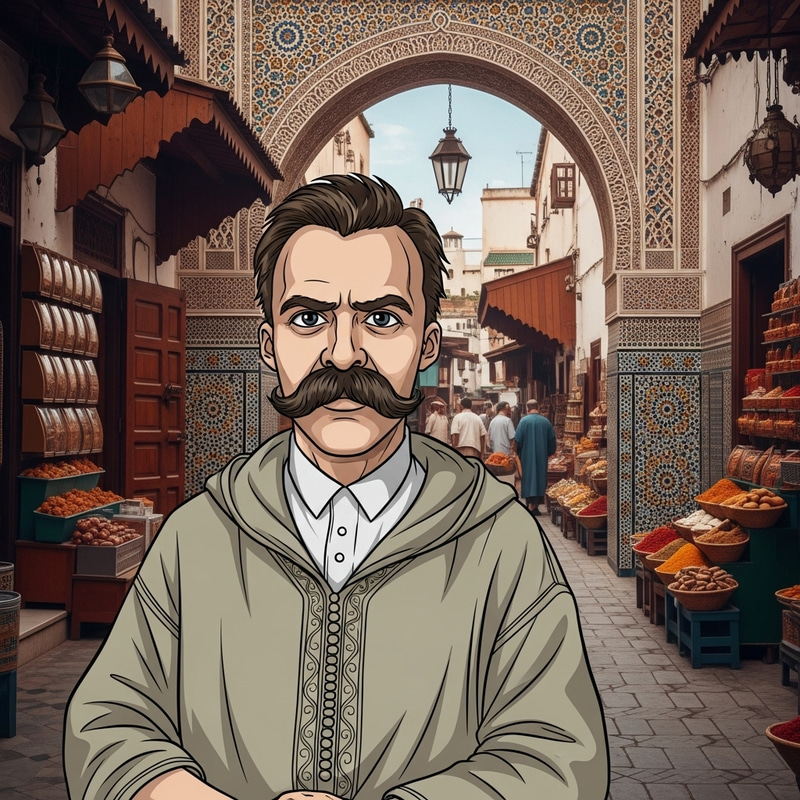 Nietzschean Philosopher in Moroccan Setting Nietzschean Philosopher in Moroccan Setting