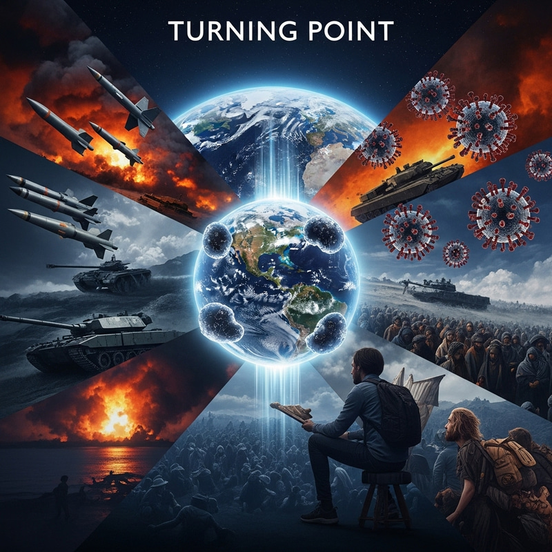 Global Perspectives: War, Pandemic, and Hope in Turning Point Album Artwork Global Perspectives: War, Pandemic, and Hope in Turning Point Album Artwork