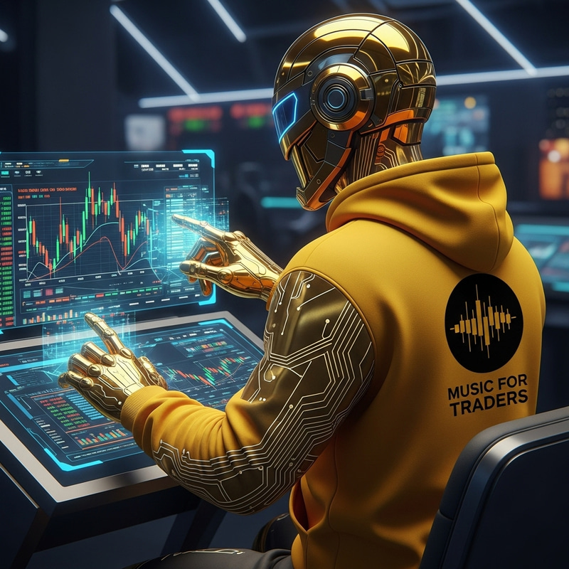 Golden Stormtrooper in Music for Traders Yellow Hoodie Sweater Trading Forex Golden Stormtrooper in Music for Traders Yellow Hoodie Sweater Trading Forex