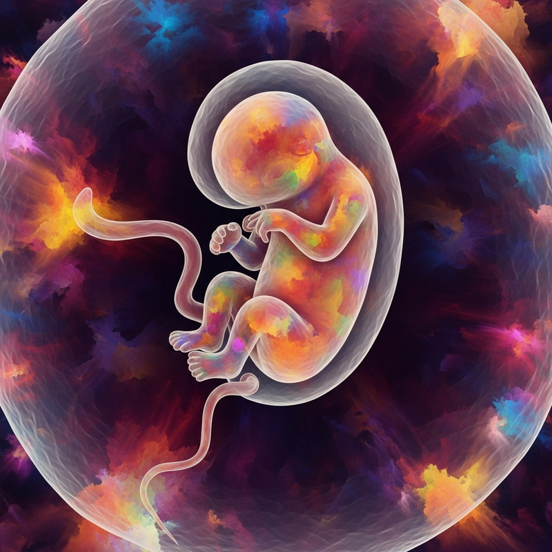 Bright Abstract Embryo Quality | Dynamic Representation