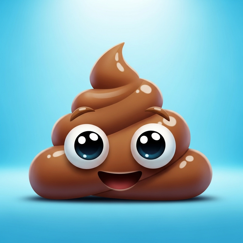 Anthropomorphized Poop Emoji with Eyes Anthropomorphized Poop Emoji with Eyes