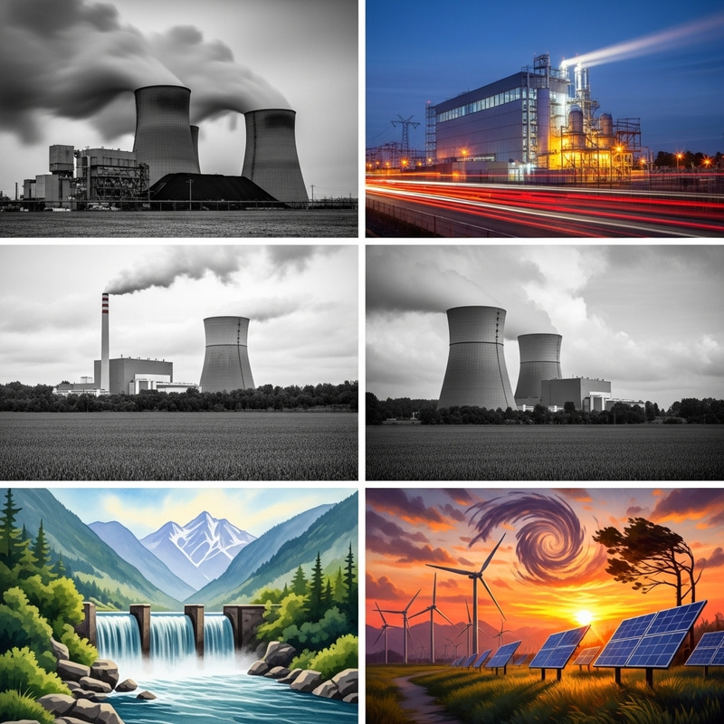 Industrial Energy Scenes | Power Plants Captured in Various Landscapes Industrial Energy Scenes | Power Plants Captured in Various Landscapes