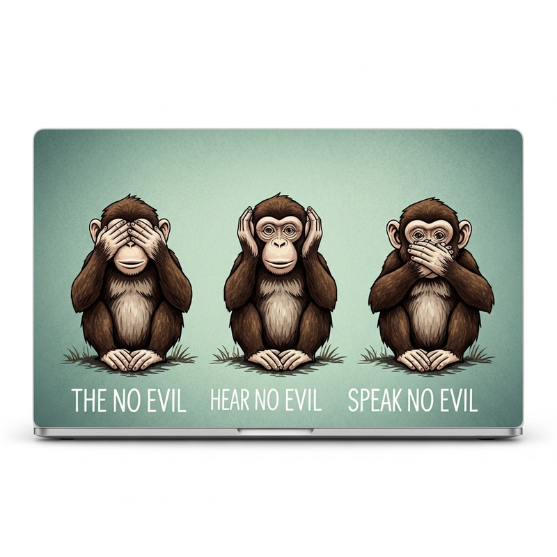 Beautiful See No Evil, Hear No Evil, Speak No Evil Wallpaper for MacBook
