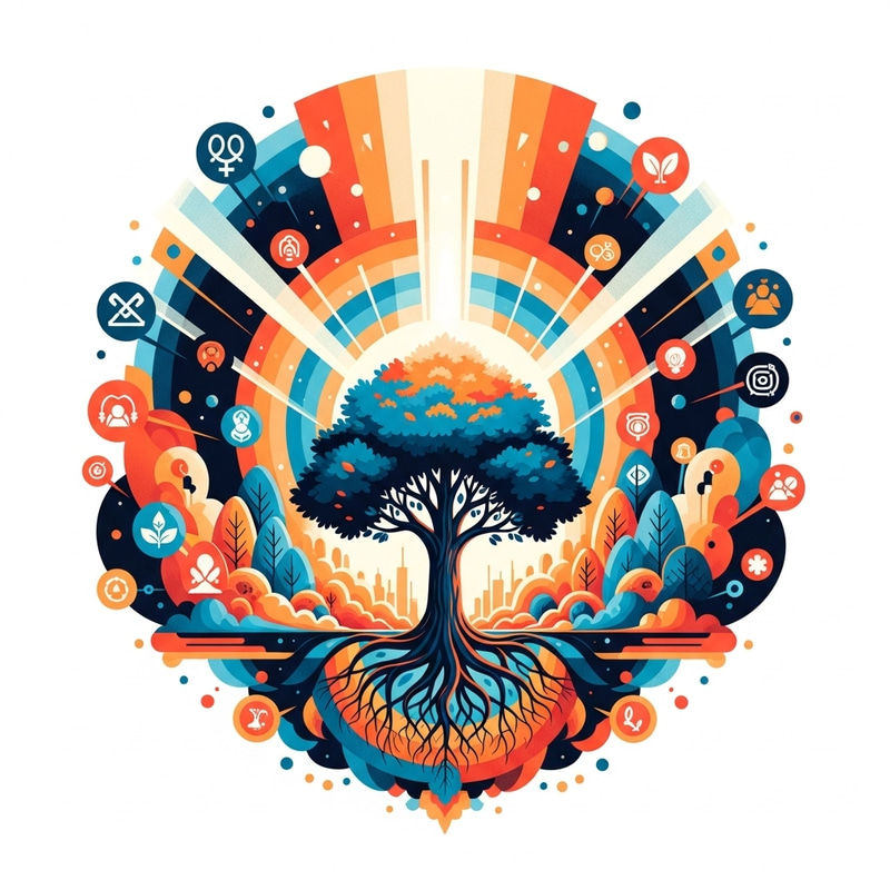 Empowerment Through Abstract Art | Bold Shapes & Radiant Colors