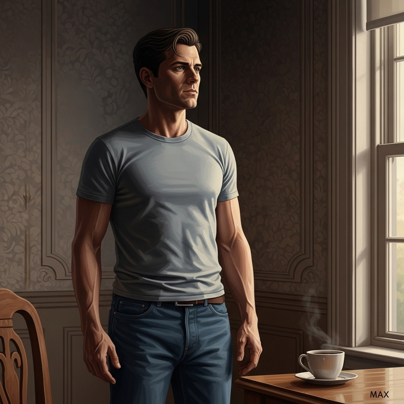 Man Named Max - Determined in Casual Wear Man Named Max - Determined in Casual Wear