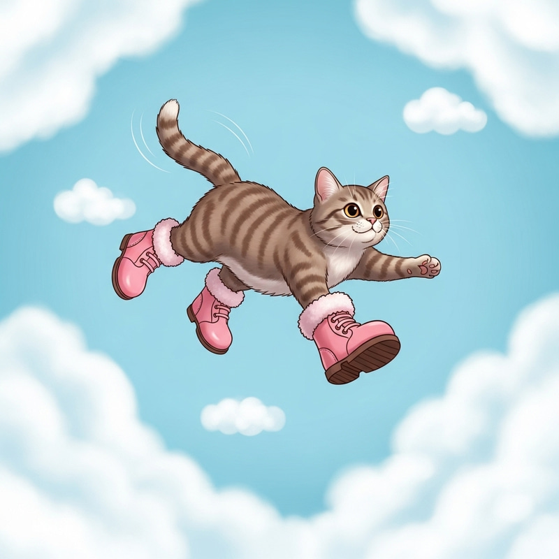 Flying Cat in Boots Flying Cat in Boots