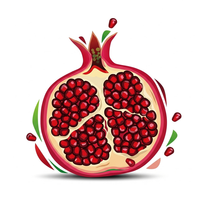 Abstract Pomegranate Abstraction | Modern Artwork