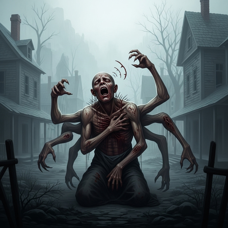 Horrifying Screaming Creature with Many Limbs | Abandoned Town Horror Horrifying Screaming Creature with Many Limbs | Abandoned Town Horror