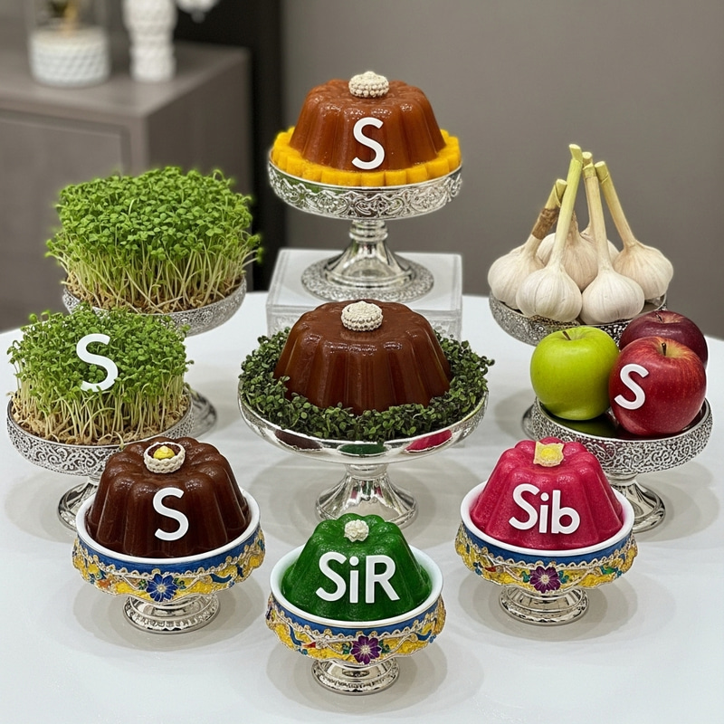 Exquisite Haft-Sin Spread | Persian New Year Table Decor Exquisite Haft-Sin Spread | Persian New Year Table Decor