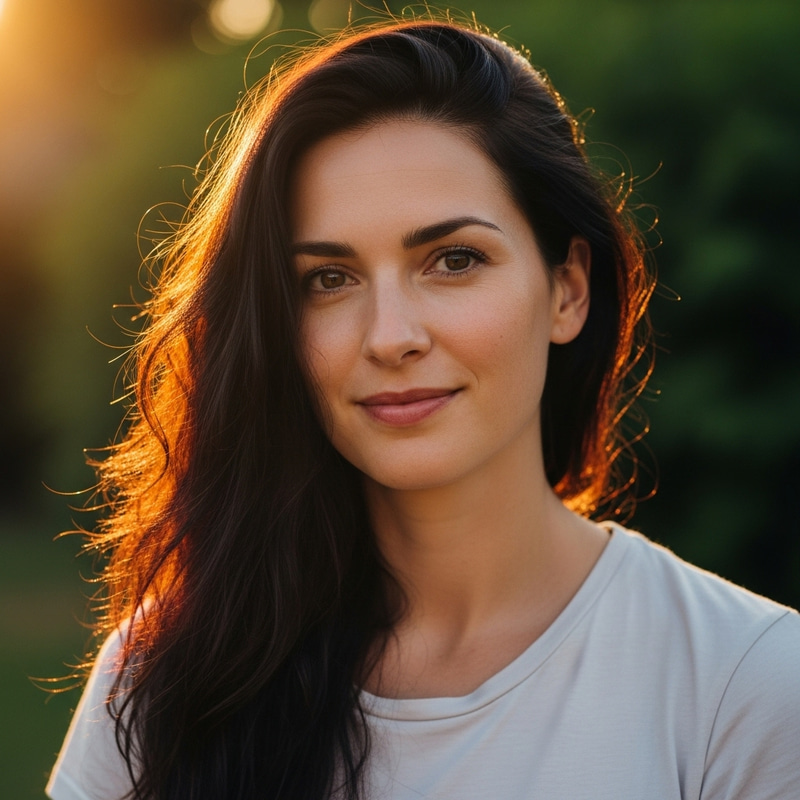 Hyper-Realistic Portrait Photo of a Natural Woman Hyper-Realistic Portrait Photo of a Natural Woman