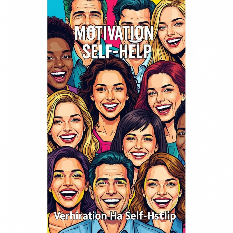 Vibrant Pop Art Motivational Book Cover Design