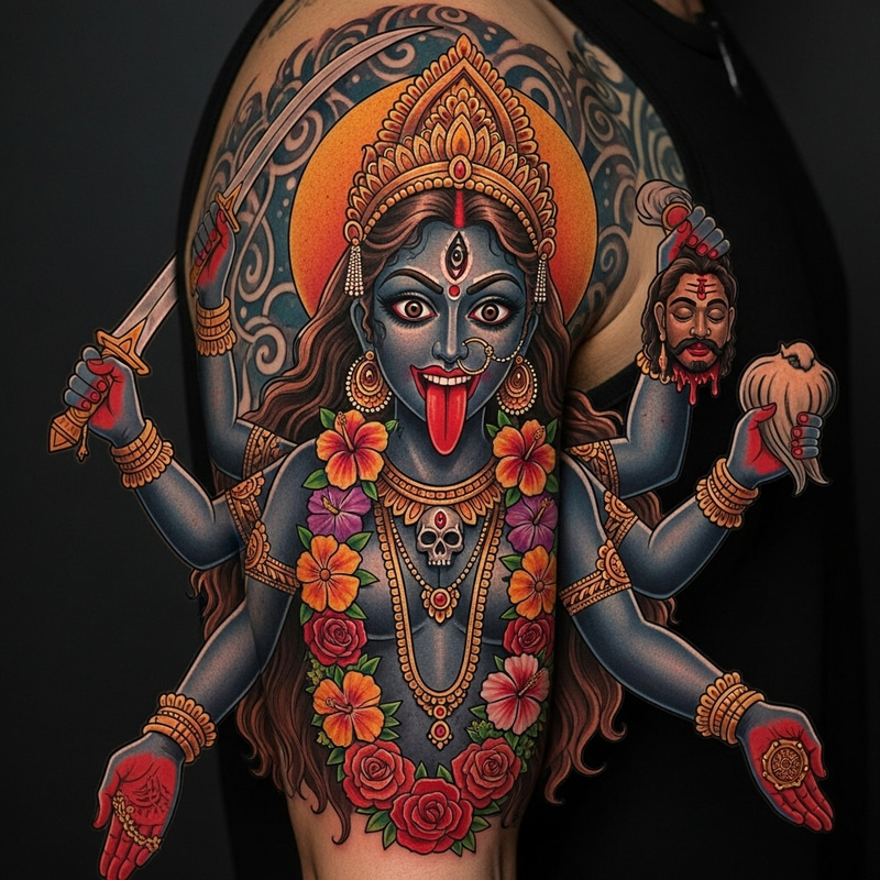 Intricate Kali Mala Tattoo Design Ideas Intricate Kali Mala Tattoo Design Ideas